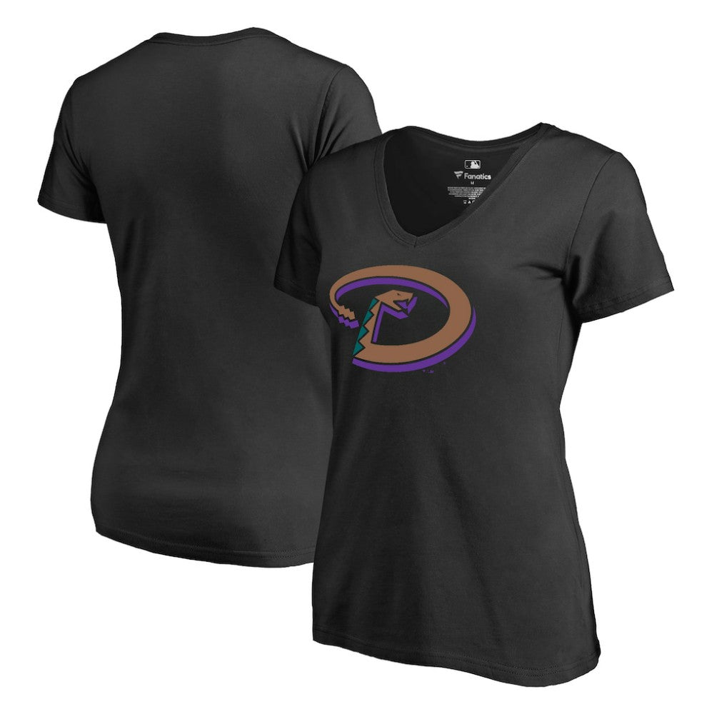 Arizona Diamondbacks Women's Cooperstown Collection Forbes T-Shirt - Black - MLB on Sale