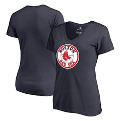 Boston Red Sox Women's Cooperstown Collection Forbes T-Shirt - Navy - MLB on Sale