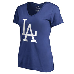 Los Angeles Dodgers Women's Cooperstown Collection Forbes T-Shirt - Royal - MLB Lifestyle