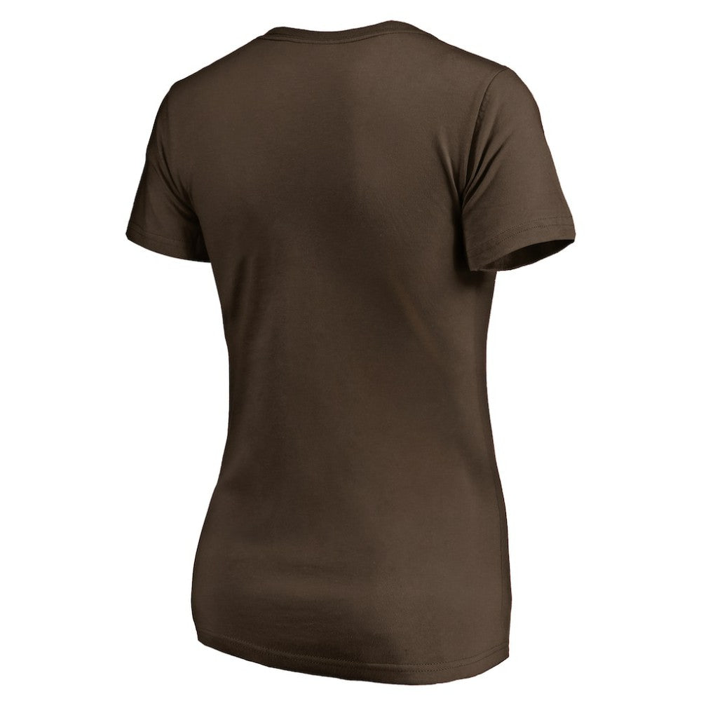 San Diego Padres Women's Cooperstown Collection Forbes T-Shirt - Brown - MLB Discount