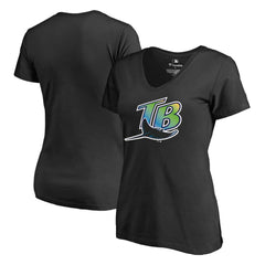Tampa Bay Rays Women's Cooperstown Collection Forbes T-Shirt - Black - MLB Online