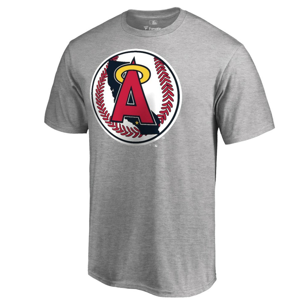 Los Angeles Angels Cooperstown Collection Forbes T-Shirt - Ash - MLB on Sale