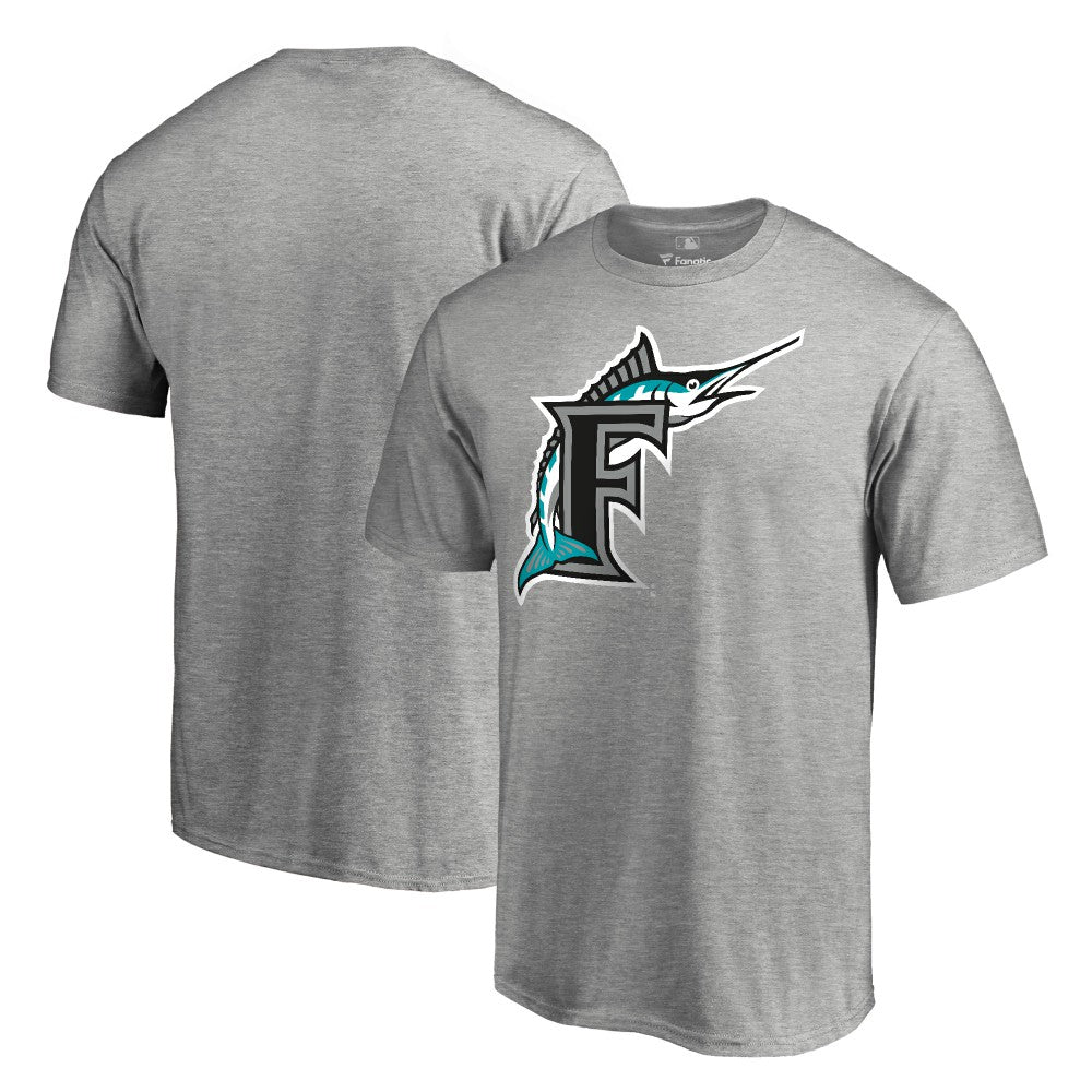Miami Marlins Cooperstown Collection Forbes T-Shirt - Ash - MLB Lifestyle