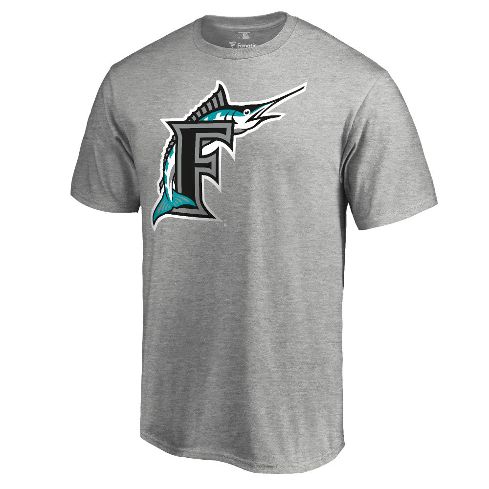 Miami Marlins Cooperstown Collection Forbes T-Shirt - Ash - MLB Lifestyle