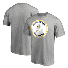 Milwaukee Brewers Cooperstown Collection Forbes T-Shirt - Ash - MLB Online