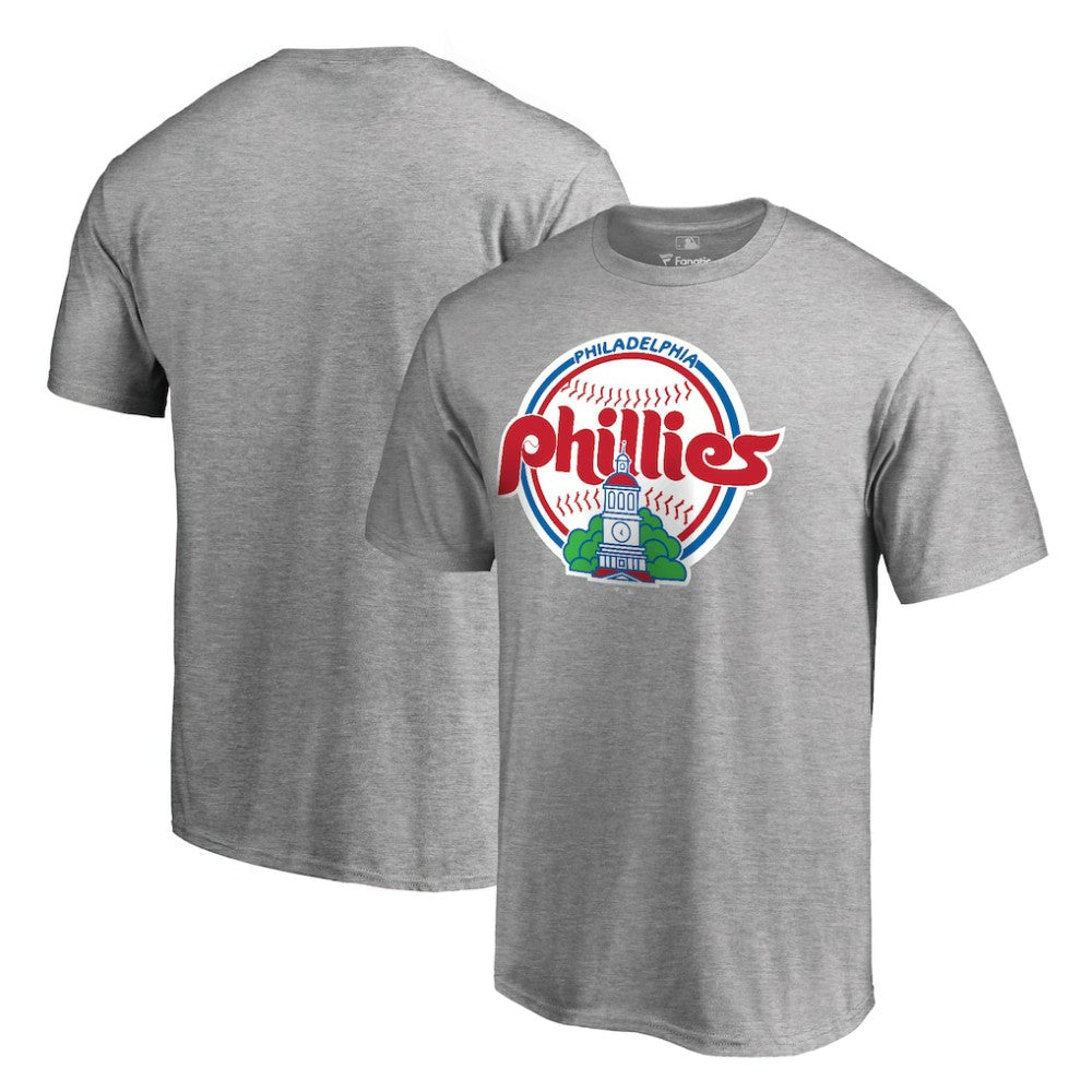 Philadelphia Phillies Cooperstown Collection Forbes T-Shirt - Ash - MLB Discount