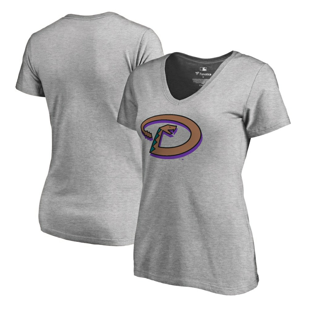 Arizona Diamondbacks Women's Cooperstown Collection Forbes T-Shirt - Ash - MLB Sale