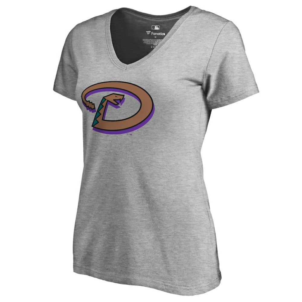 Arizona Diamondbacks Women's Cooperstown Collection Forbes T-Shirt - Ash - MLB Sale