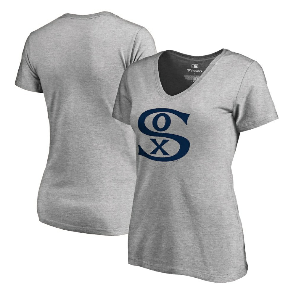 Chicago White Sox Women's Cooperstown Collection Forbes T-Shirt - Ash - MLB Lifestyle