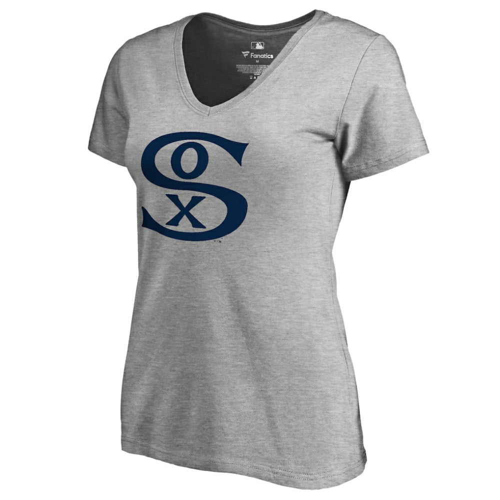 Chicago White Sox Women's Cooperstown Collection Forbes T-Shirt - Ash - MLB Lifestyle
