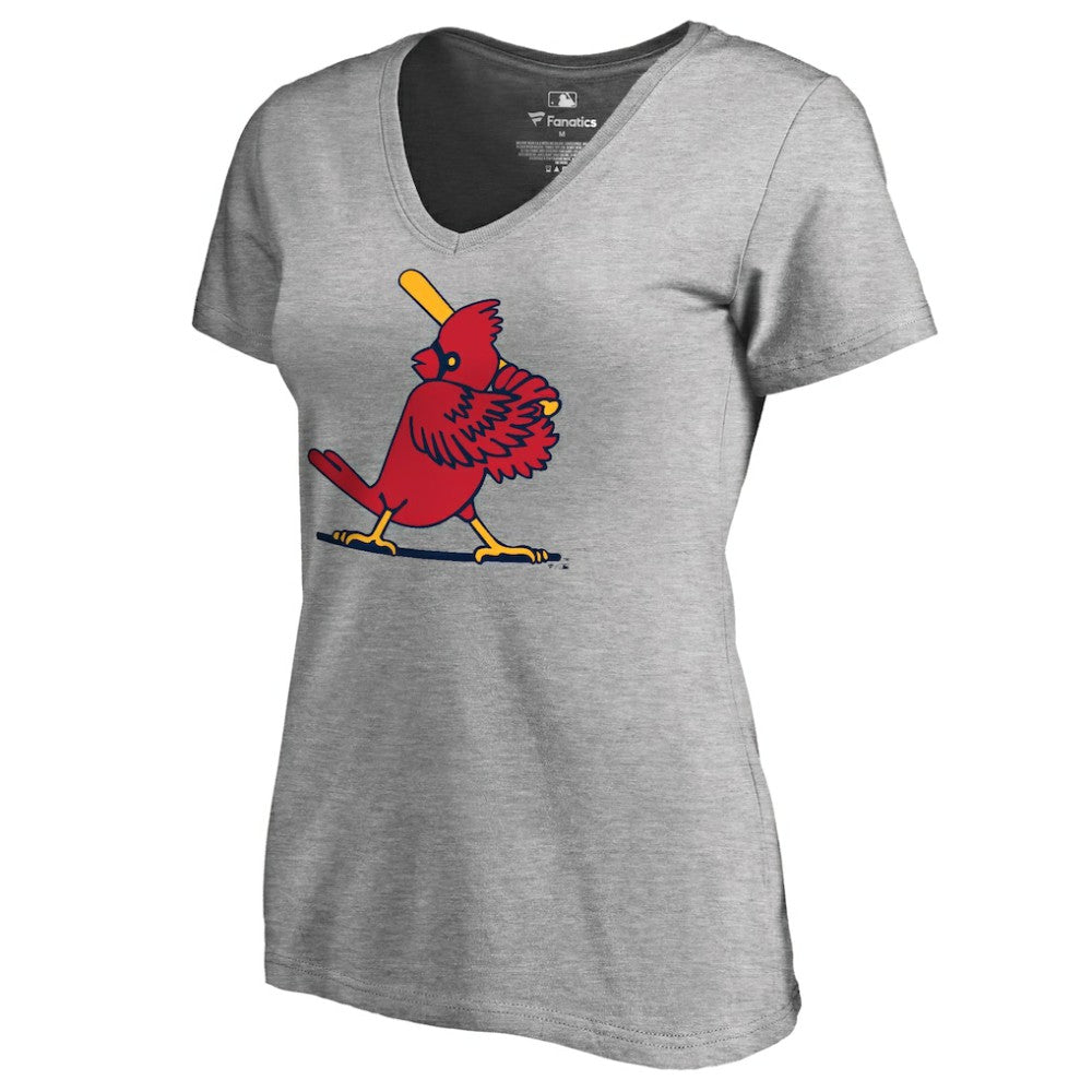 St. Louis Cardinals Women's Cooperstown Collection Forbes T-Shirt - Ash - MLB Sale