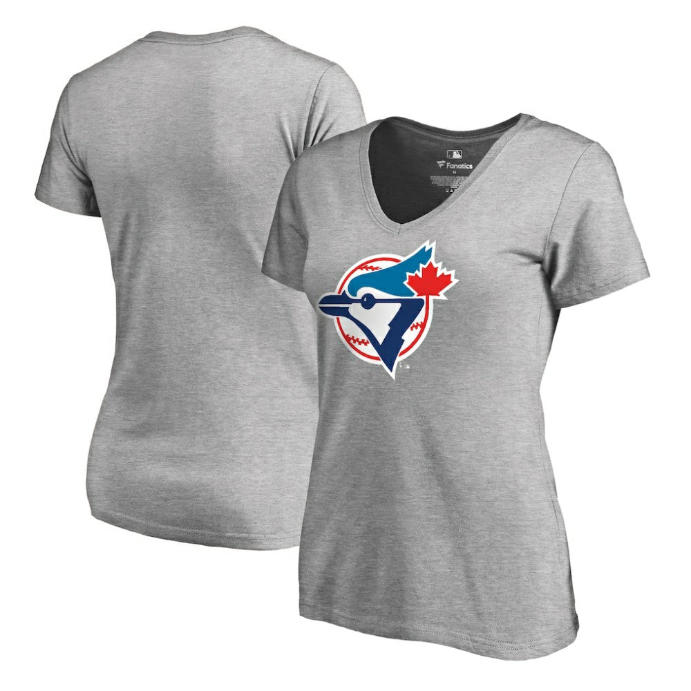 Toronto Blue Jays Women's Cooperstown Collection Forbes T-Shirt - Ash - MLB on Sale
