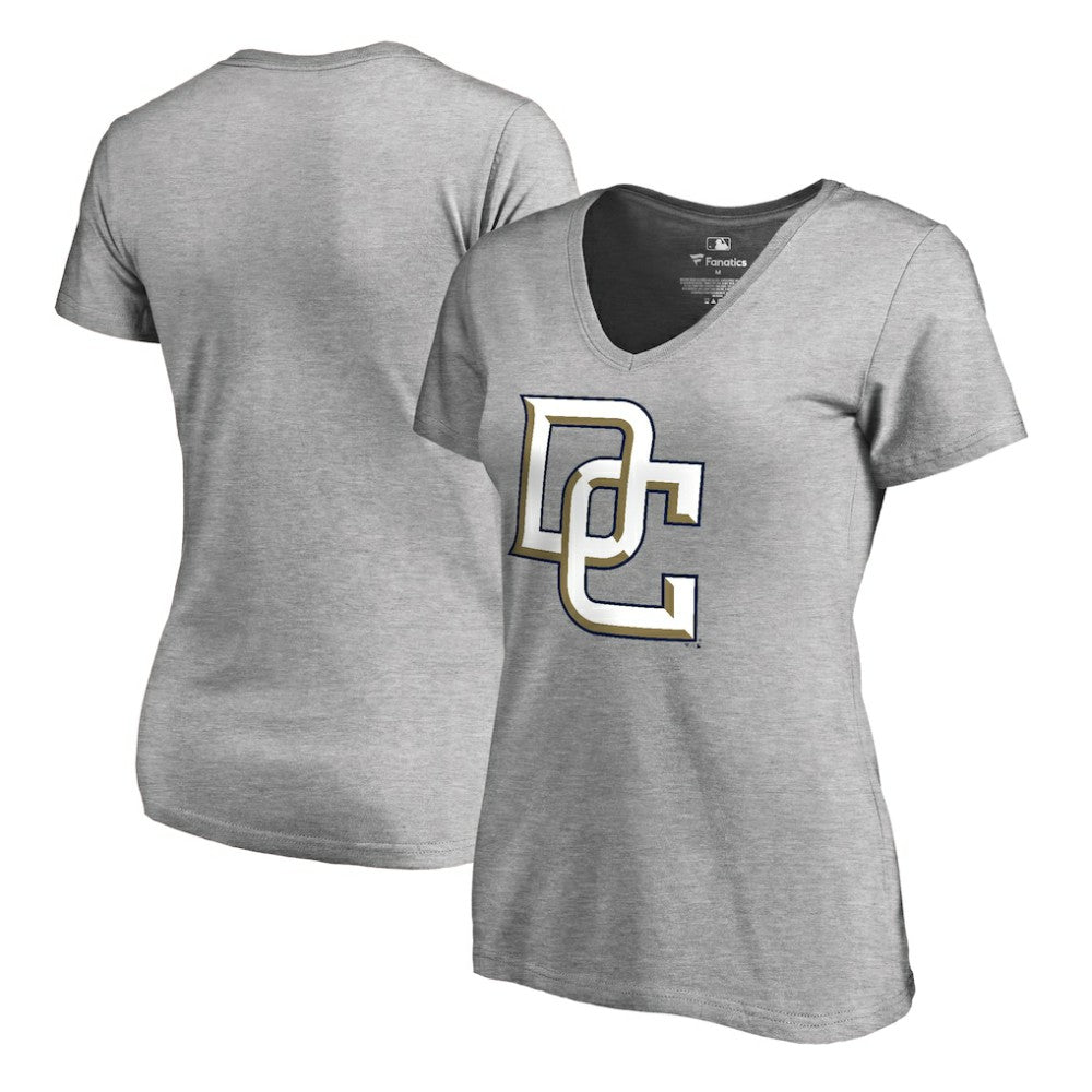 Washington Nationals Women's Cooperstown Collection Forbes T-Shirt - Ash - MLB Lifestyle
