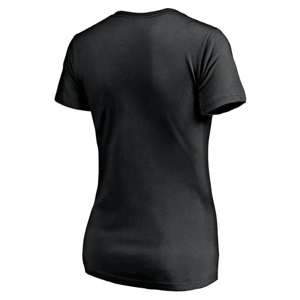 Tampa Bay Rays Women's Core Wahconah V-Neck T-Shirt - Black - MLB Lifestyle