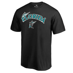 Miami Marlins Cooperstown Collection Wahconah T-Shirt - Black - MLB Discount
