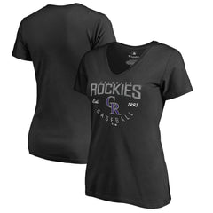 Colorado Rockies Women's Live For It T-Shirt - Black - MLB on Sale