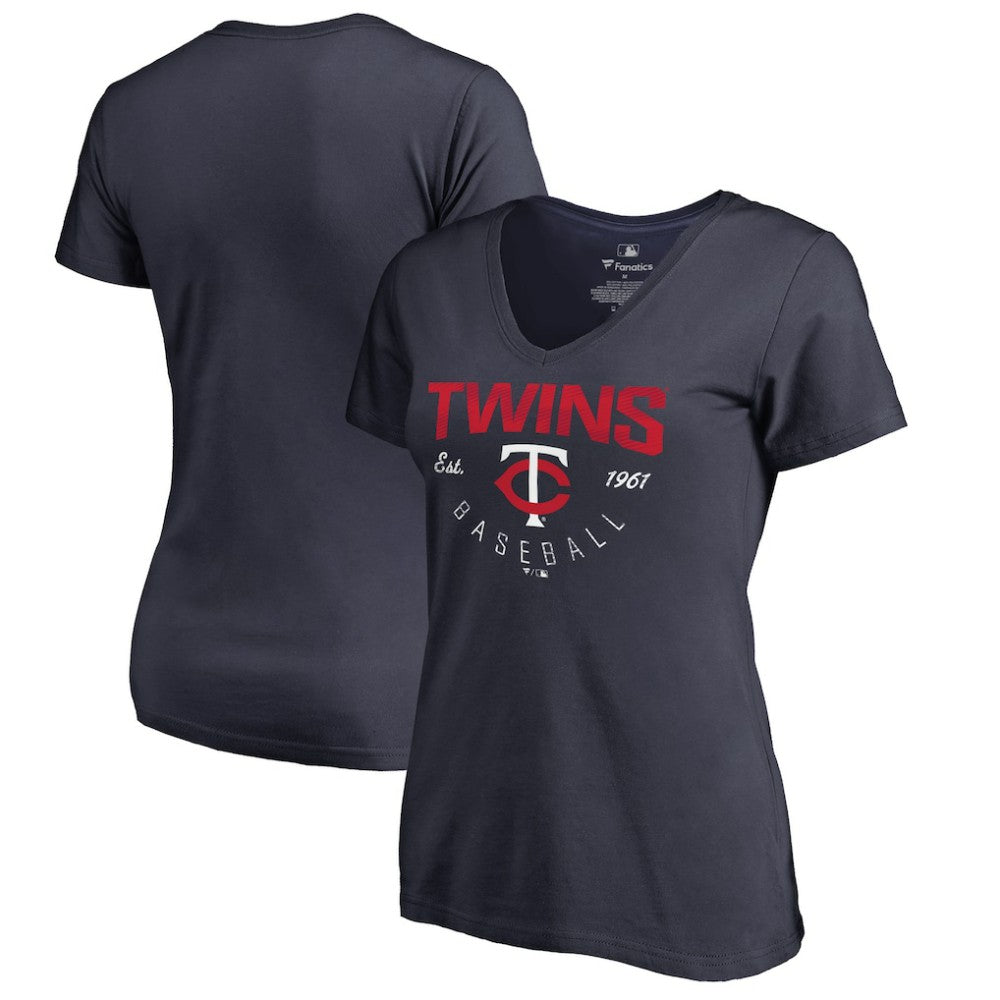 Minnesota Twins Women's Live For It T-Shirt - Navy - MLB Sale
