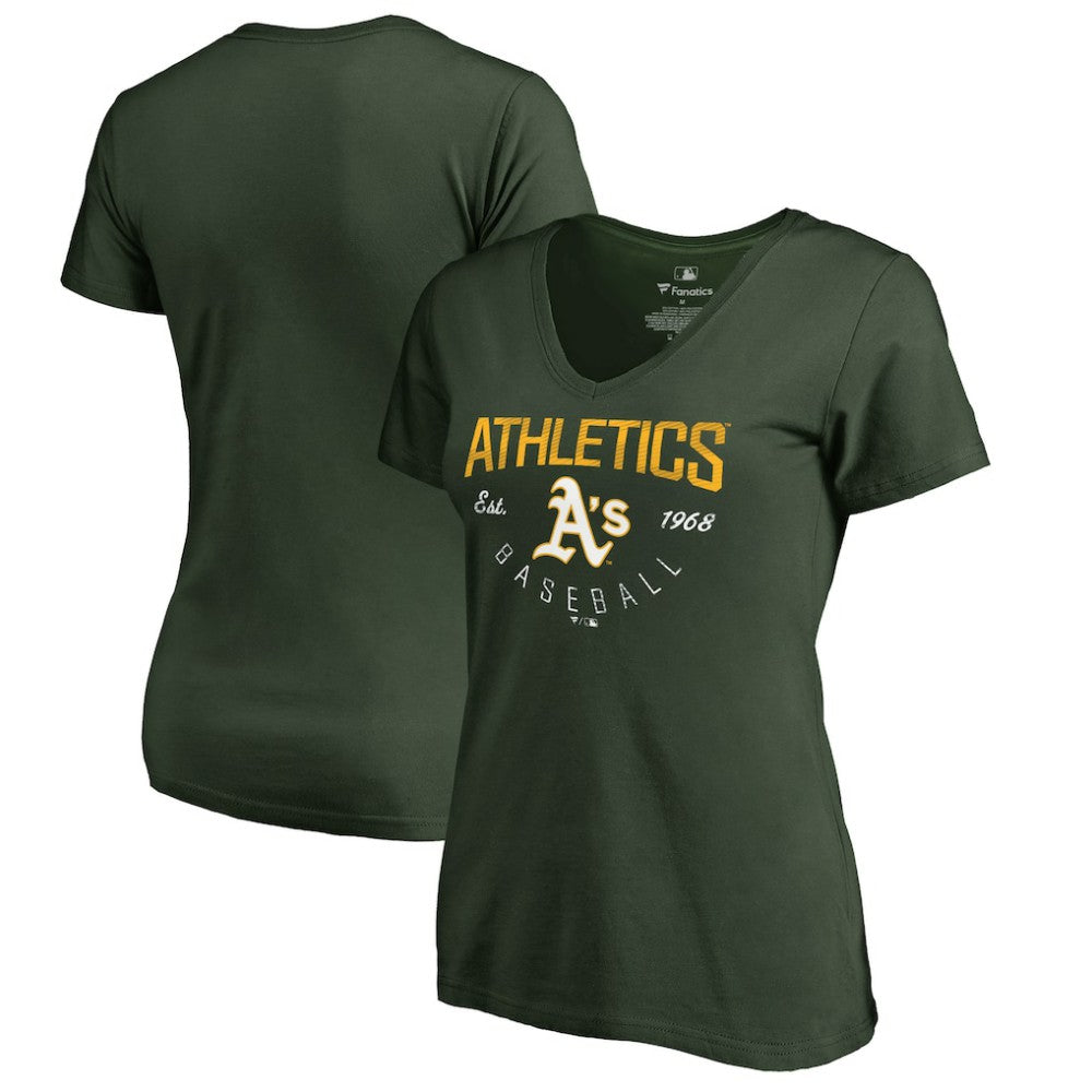 Athletics Women's Live For It T-Shirt - Green - MLB on Sale