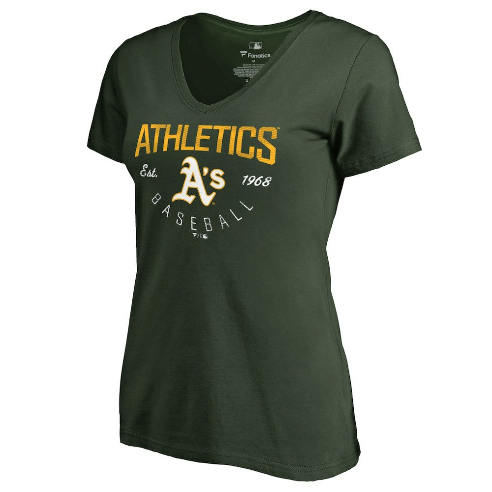 Athletics Women's Live For It T-Shirt - Green - MLB on Sale