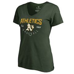 Athletics Women's Live For It T-Shirt - Green - MLB on Sale