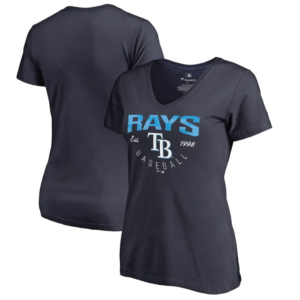 Tampa Bay Rays Women's Live For It T-Shirt - Navy - MLB Lifestyle