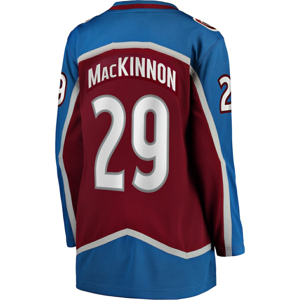 Nathan MacKinnon Colorado Avalanche Fanatics Women's Home Breakaway Jersey - Maroon - NHL 2743052