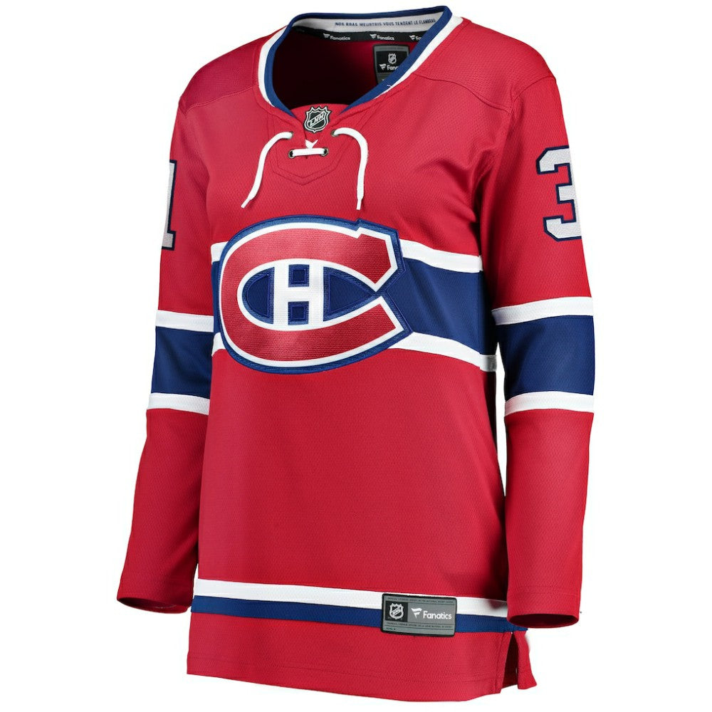 Carey Price Montreal Canadiens Fanatics Women's Home Breakaway Jersey - Red - NHL 2743066