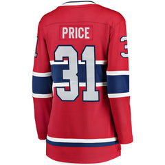 Carey Price Montreal Canadiens Fanatics Women's Home Breakaway Jersey - Red - NHL 2743066