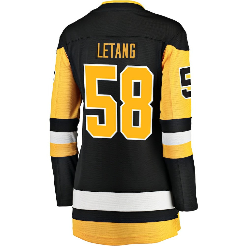 Kris Letang Pittsburgh Penguins Fanatics Women's Home Breakaway Jersey - Black - NHL 2743075
