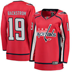 Nicklas Backstrom Washington Capitals Fanatics Women's Home Breakaway Jersey - Red - NHL 2743084