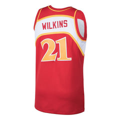 Dominique Wilkins Atlanta Hawks 1986/87 Hardwood Classics Swingman Jersey Red | Mitchell & Ness