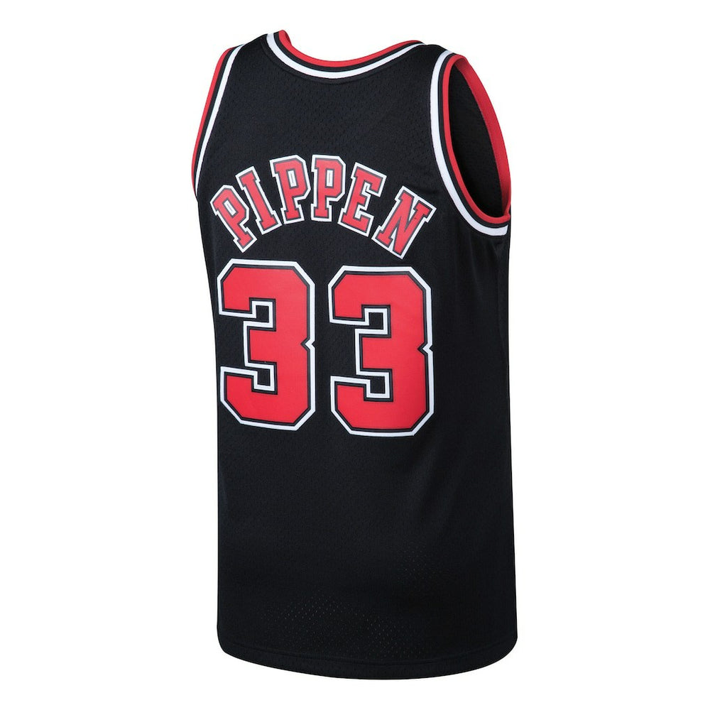 Scottie Pippen Chicago Bulls 1997/98 Hardwood Classics Swingman Jersey for sale Black | Mitchell & Ness online