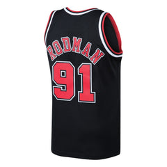 Dennis Rodman Chicago Bulls 1997/98 Hardwood Classics Swingman Jersey for sale Black | Mitchell & Ness Near Me