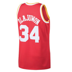 Hakeem Olajuwon Houston Rockets 1993/94 Hardwood Classics Swingman Jersey Red | Mitchell & Ness outlet