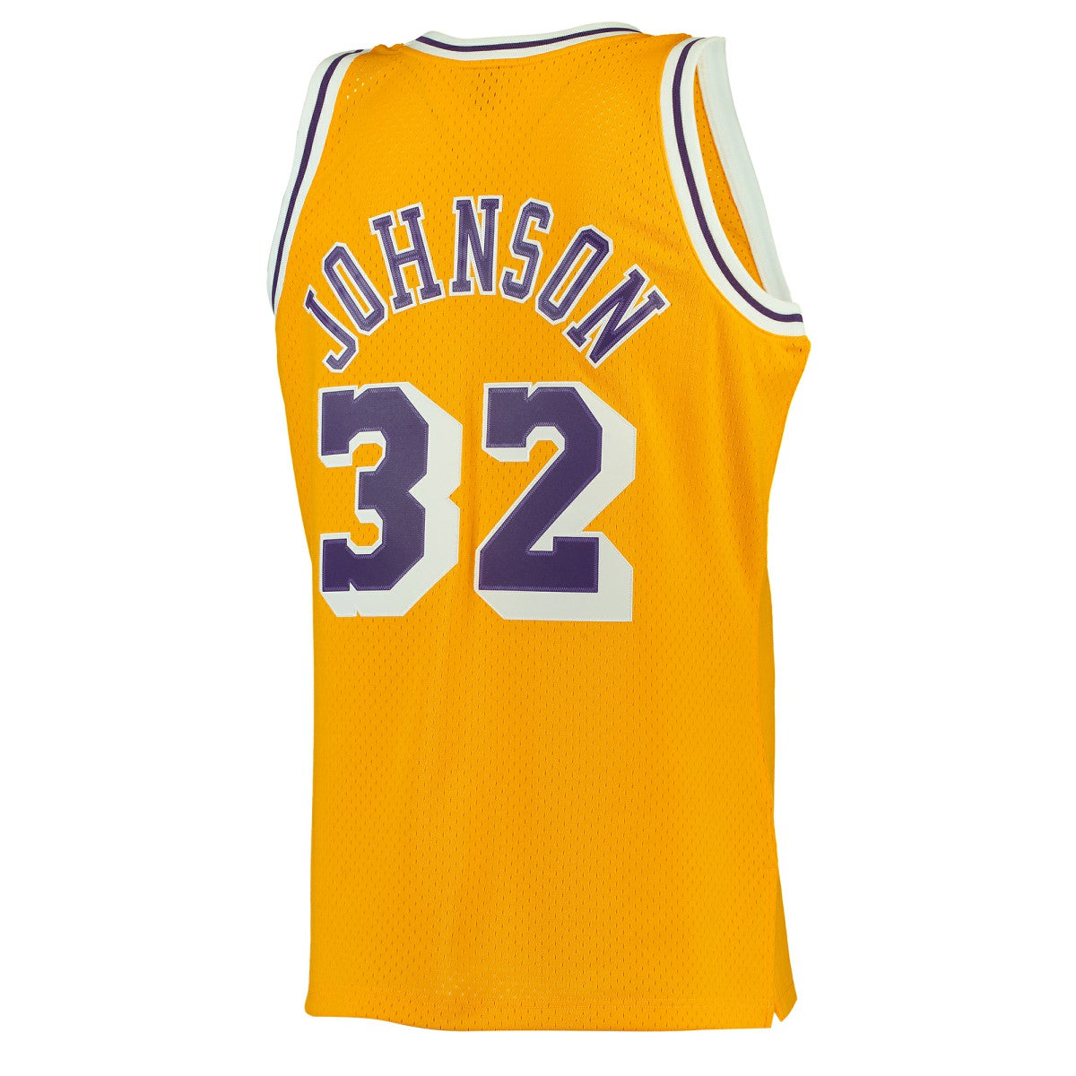 Magic Johnson Los Angeles Lakers 1984/85 Hardwood Classics Swingman Jersey Gold | Mitchell & Ness US