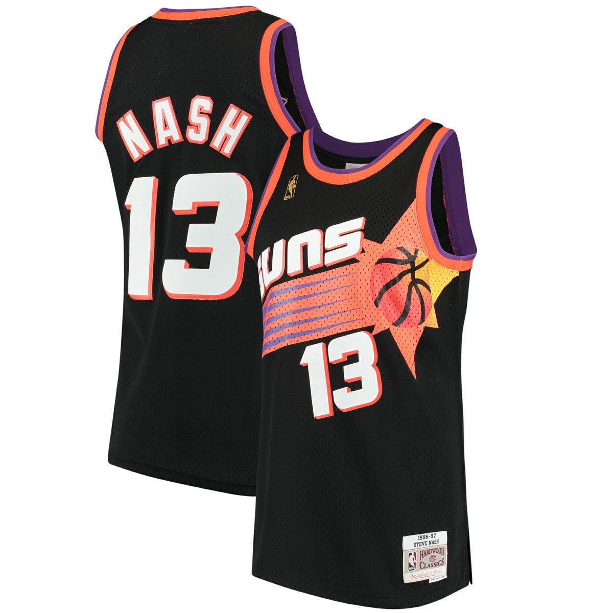 Steve Nash Phoenix Suns 1996/97 Hardwood Classics Swingman Jersey Black | Mitchell & Ness Near Me