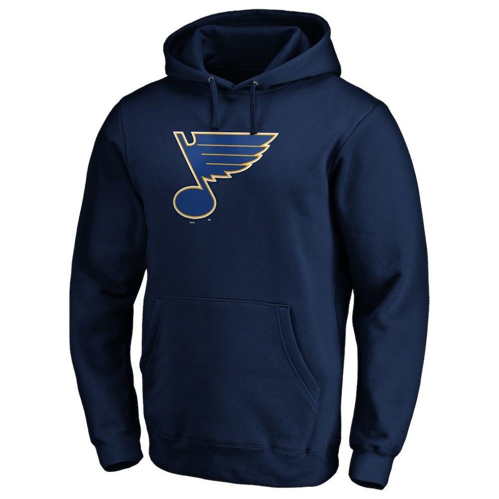 St. Louis Blues Fanatics Primary Logo II Pullover Hoodie - Navy - NHL 2769837