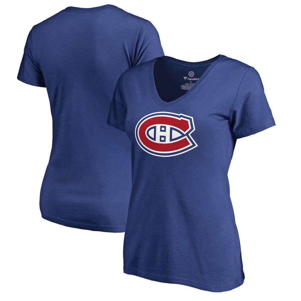 Montreal Canadiens Women's Primary Logo T-Shirt - Royal - NHL 2770416