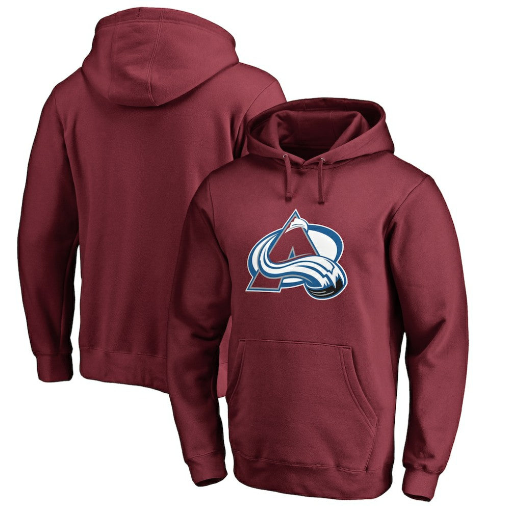Colorado Avalanche Primary Logo Pullover Hoodie II - Burgundy - NHL 2770454