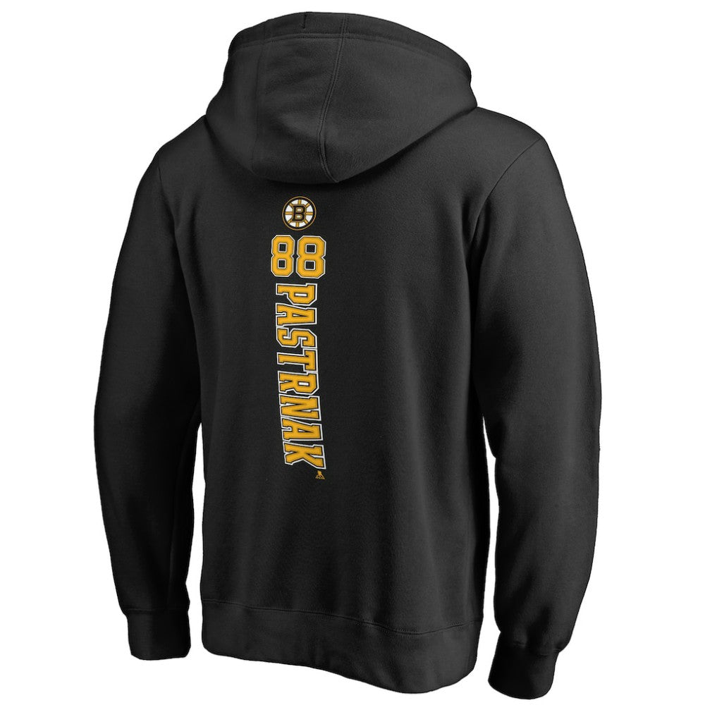 David Pastrnak Boston Bruins Backer Pullover Hoodie - Black - NHL 2775497