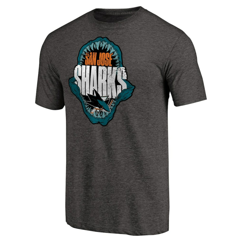 San Jose Sharks Hometown Collection Chomp Tri-Blend T-Shirt - Black - NHL 2780752