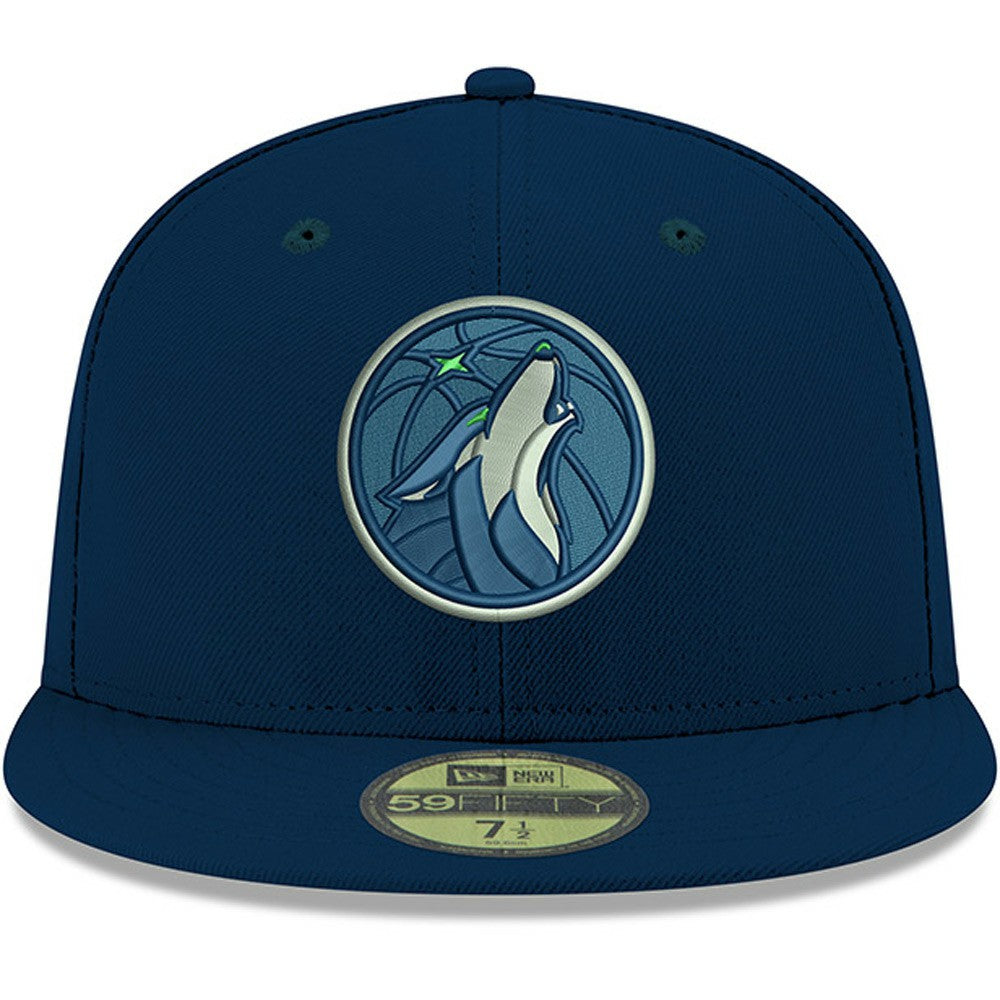 Minnesota Timberwolves Team Color 59FIFTY Fitted Hat Navy | New Era Lifestyle