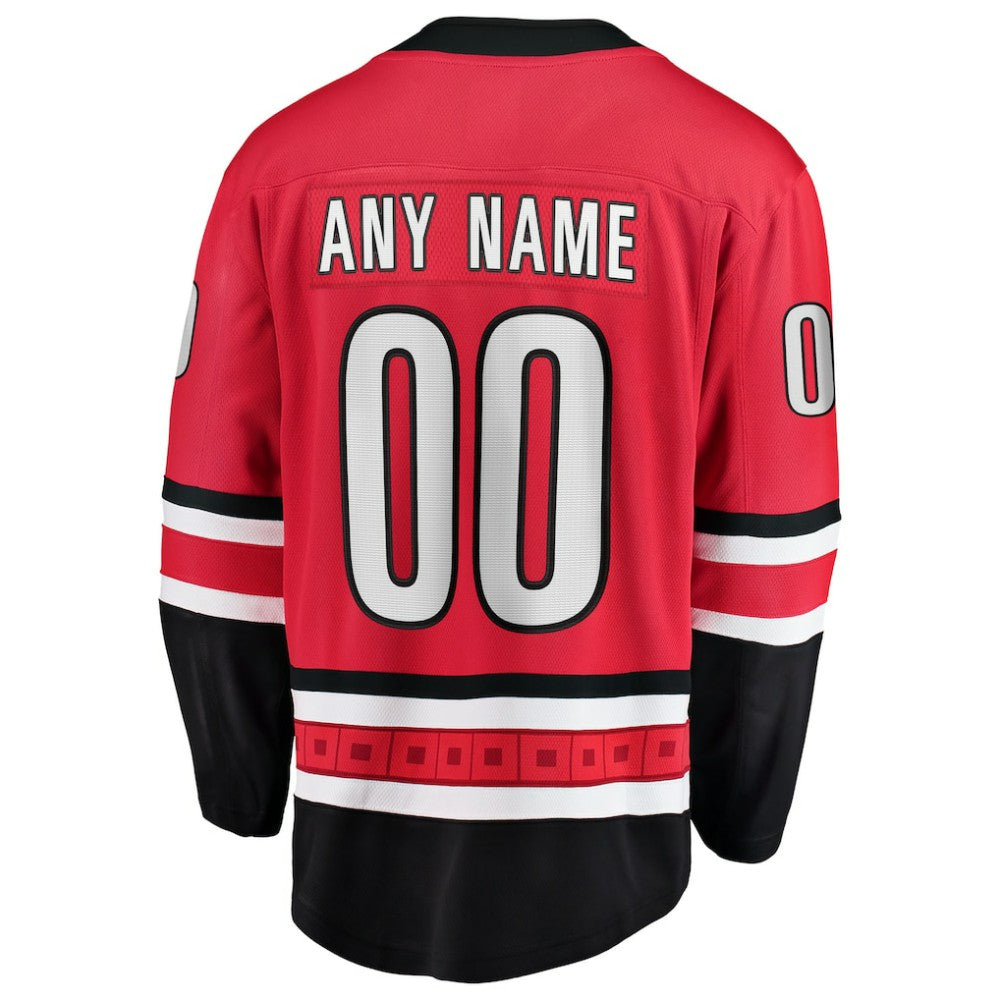 Carolina Hurricanes Fanatics Alternate Breakaway Custom Jersey - Red - NHL 2791493