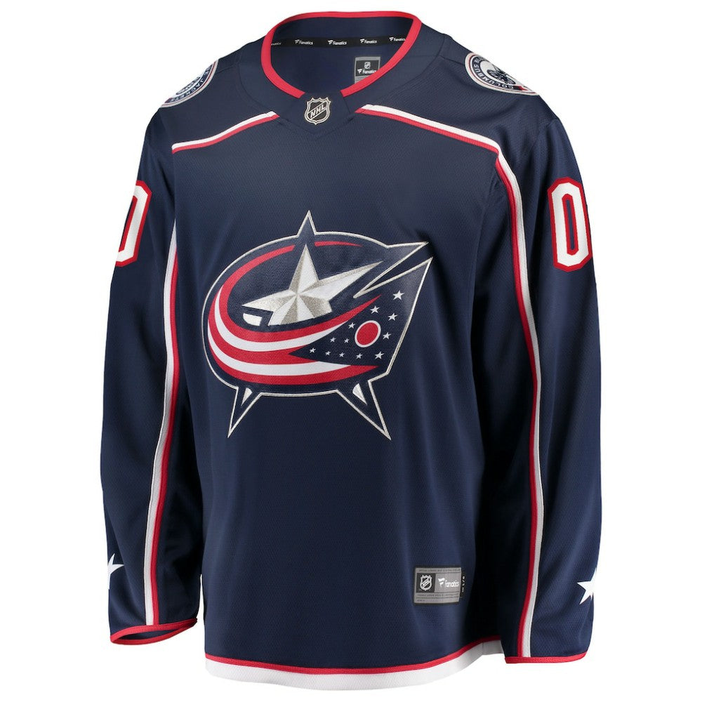 Columbus Blue Jackets Fanatics Home Breakaway Custom Jersey - Navy - NHL 2791495