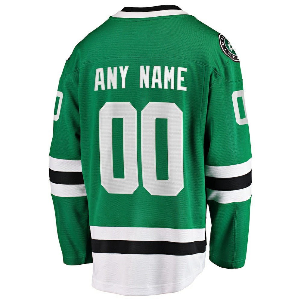 Dallas Stars Fanatics Home Breakaway Custom Jersey - Green - NHL 2791496