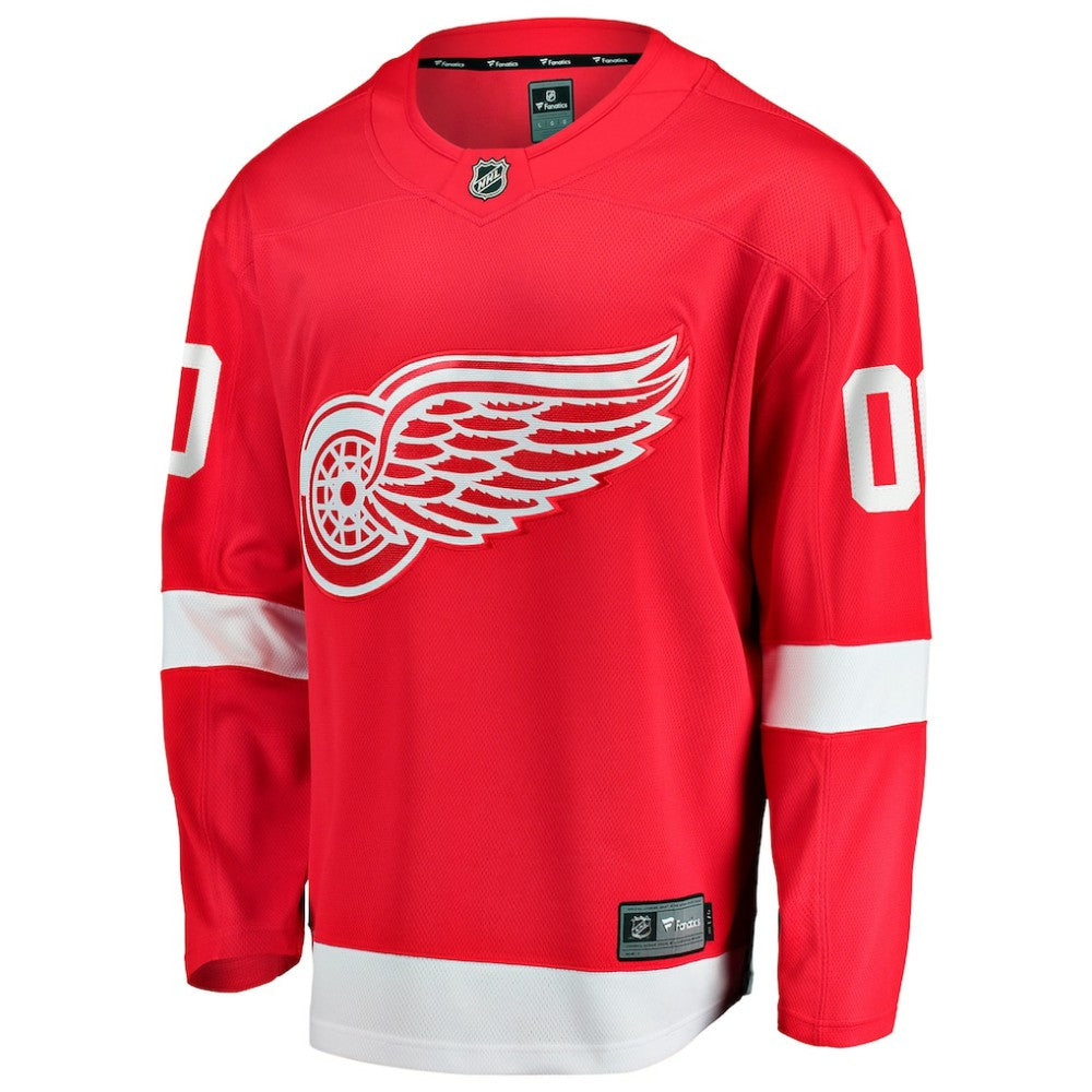 Detroit Red Wings Fanatics Home Breakaway Custom Jersey - Red - NHL 2791497