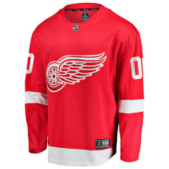 Detroit Red Wings Fanatics Home Breakaway Custom Jersey - Red - NHL 2791497