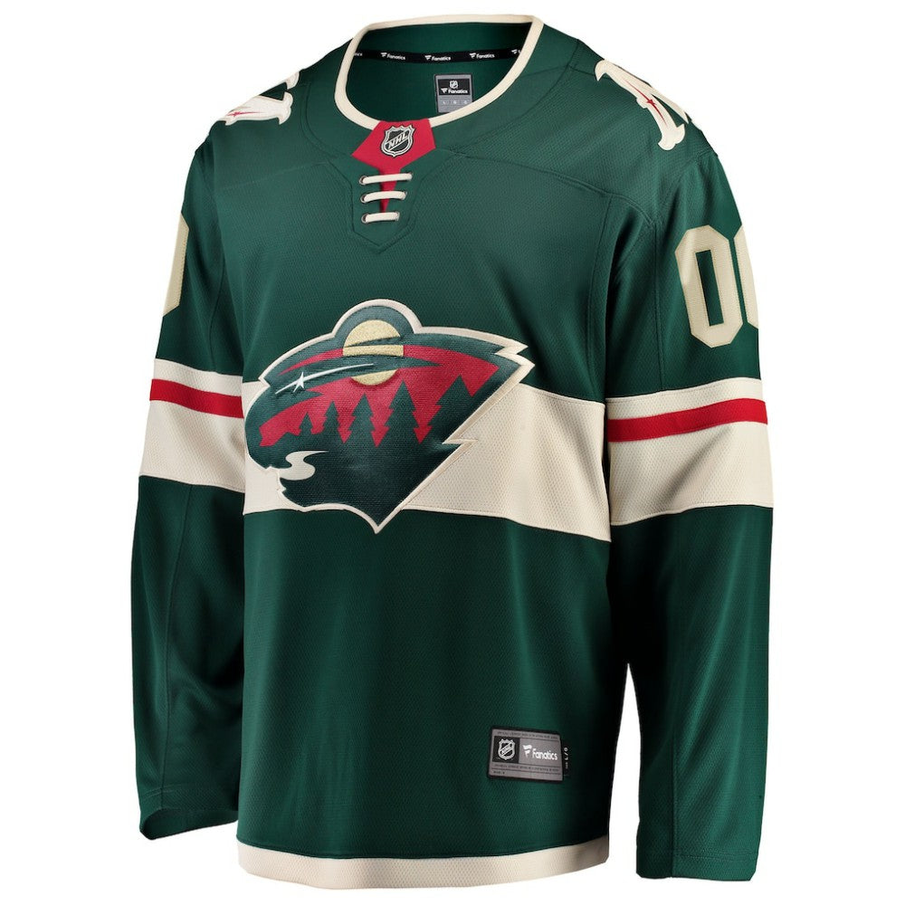 Minnesota Wild Fanatics Home Breakaway Custom Jersey - Green - NHL 2791501