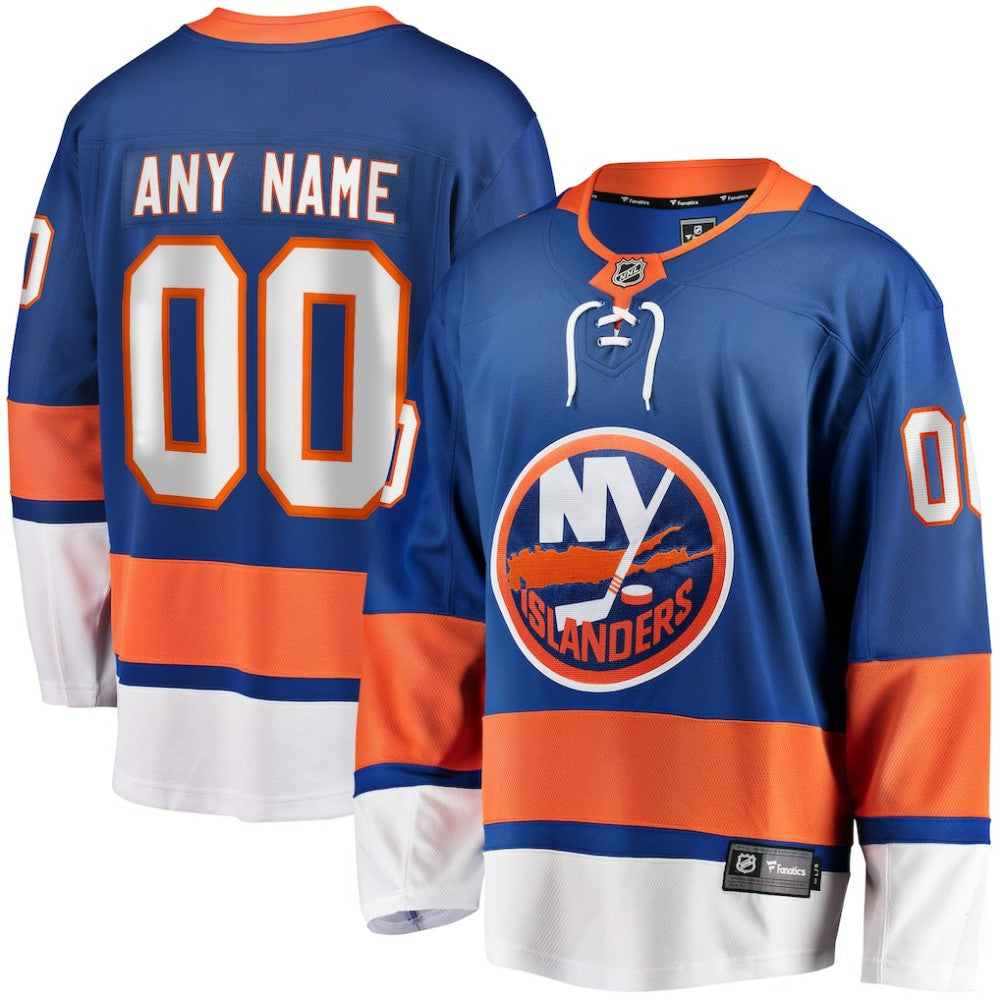 New York Islanders Fanatics Home Breakaway Custom Jersey - Blue - NHL 2791505