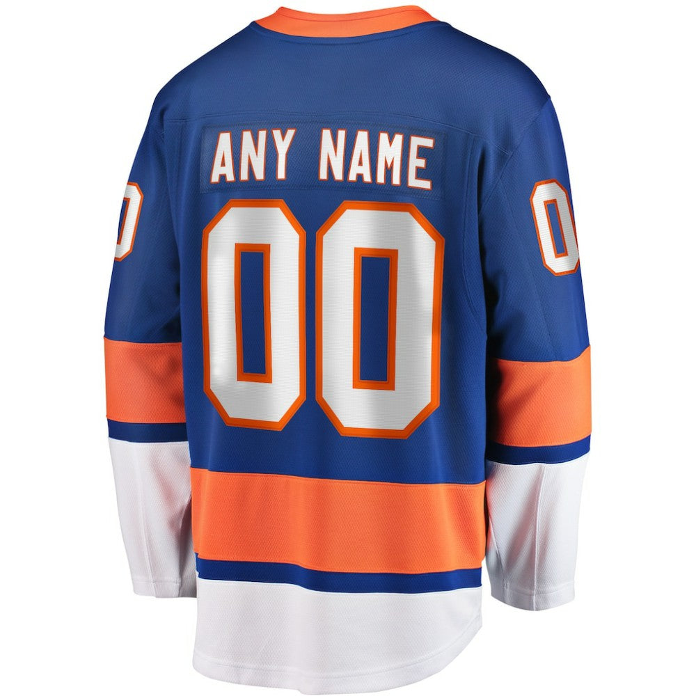 New York Islanders Fanatics Home Breakaway Custom Jersey - Blue - NHL 2791505
